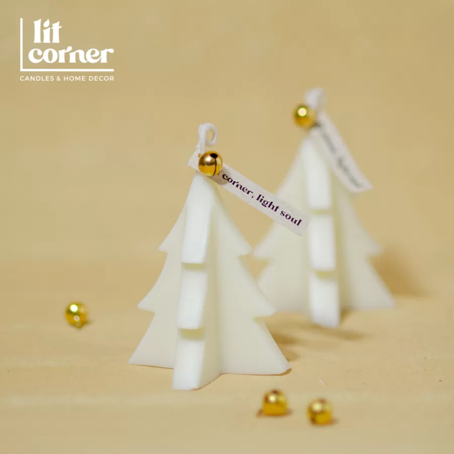 Nến cây thông nhỏ Nến cây thông nhỏ