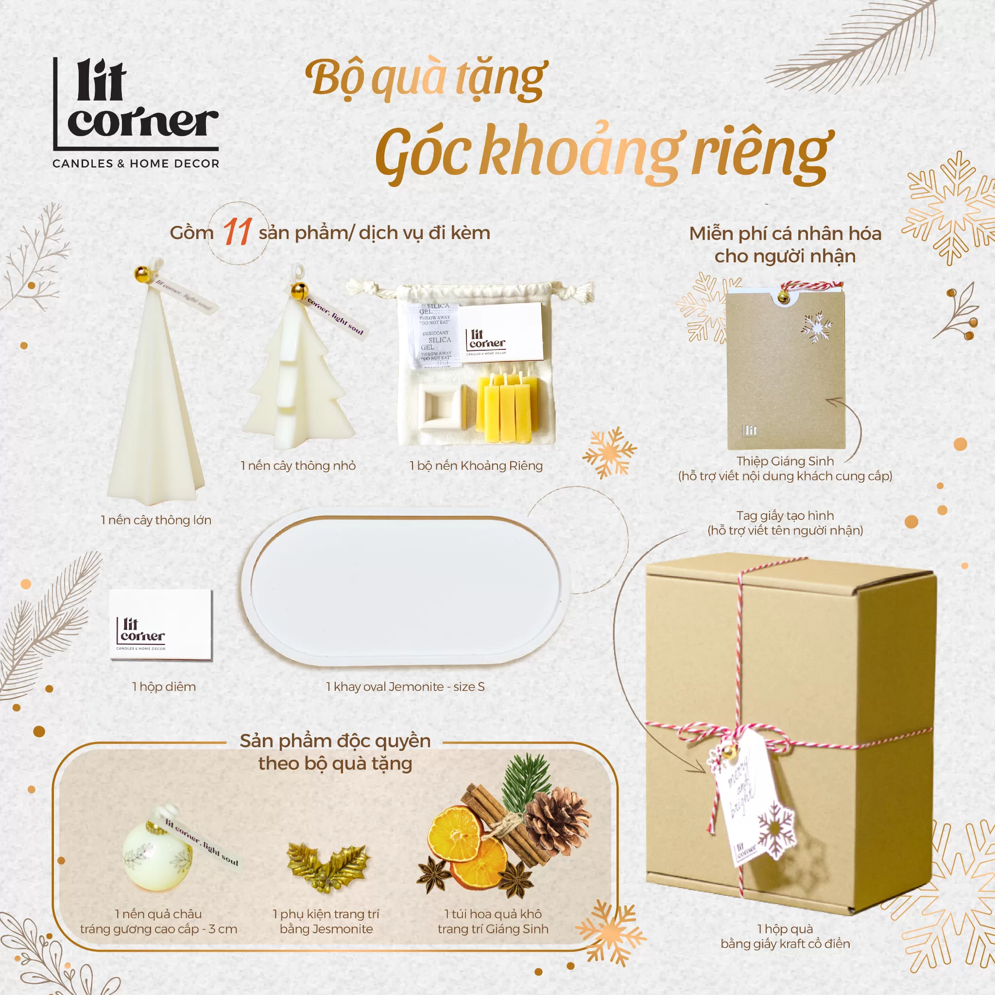 Bộ quà tặng Giáng Sinh - Góc Khoảng Riêng Bộ quà tặng Giáng Sinh - Góc Khoảng Riêng