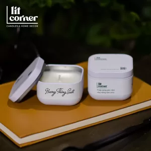 Nến Thơm Du Lịch - Hũ Thiếc Vuông