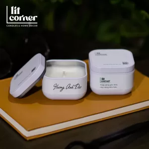 Nến Thơm Du Lịch - Hũ Thiếc Vuông
