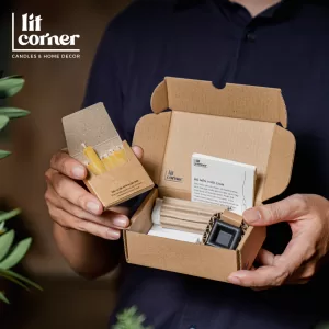 Bộ Nến Thời Gian 100% Sáp Ong Tự Nhiên - 30 Phút